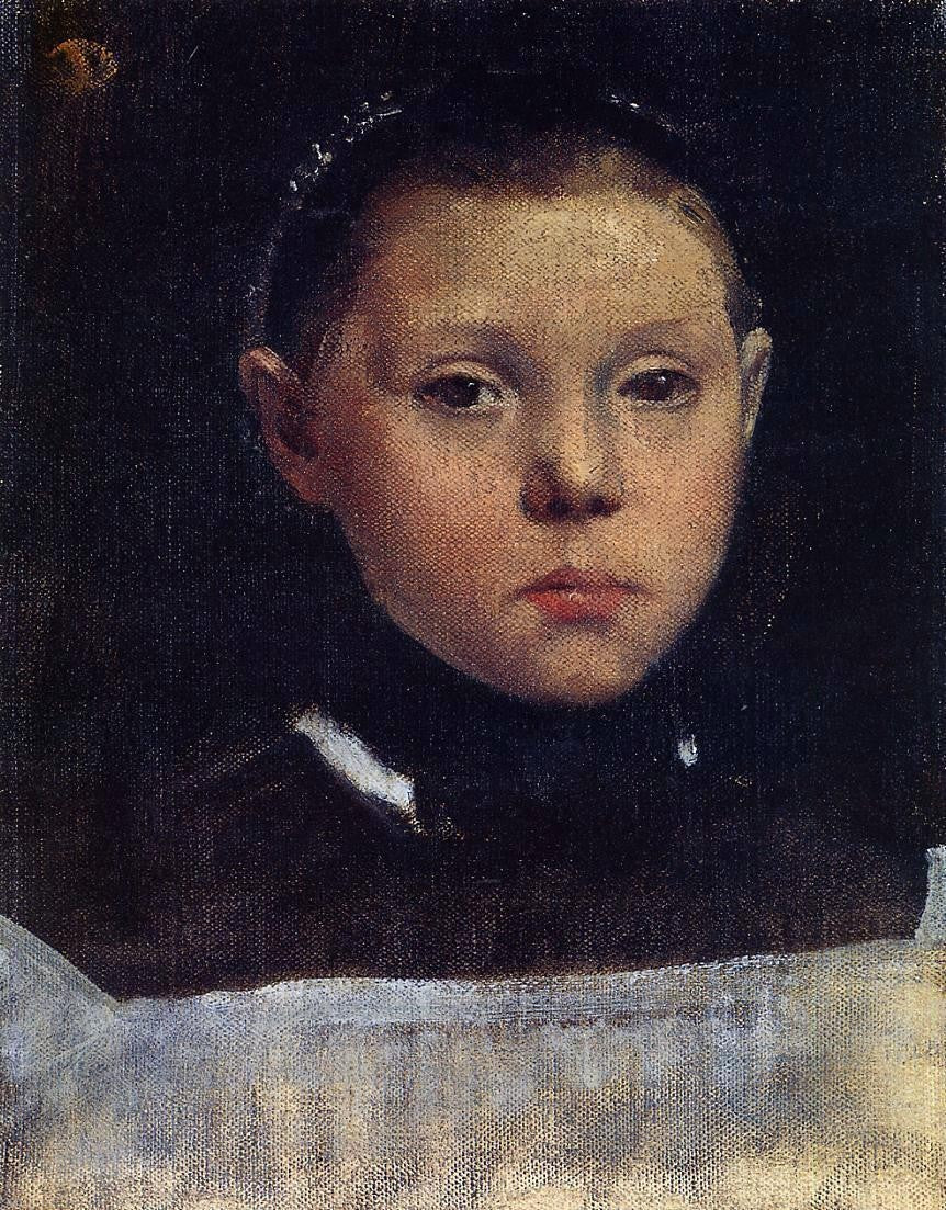 Edgar Degas Portrait of Giulia Bellelli - Canvas Print