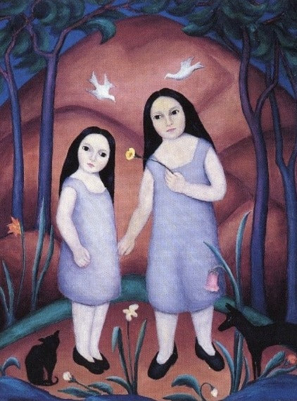 Mary Tannahill The Sisters - Canvas Print