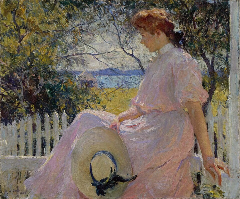 Frank Weston Benson Eleanor - Canvas Print