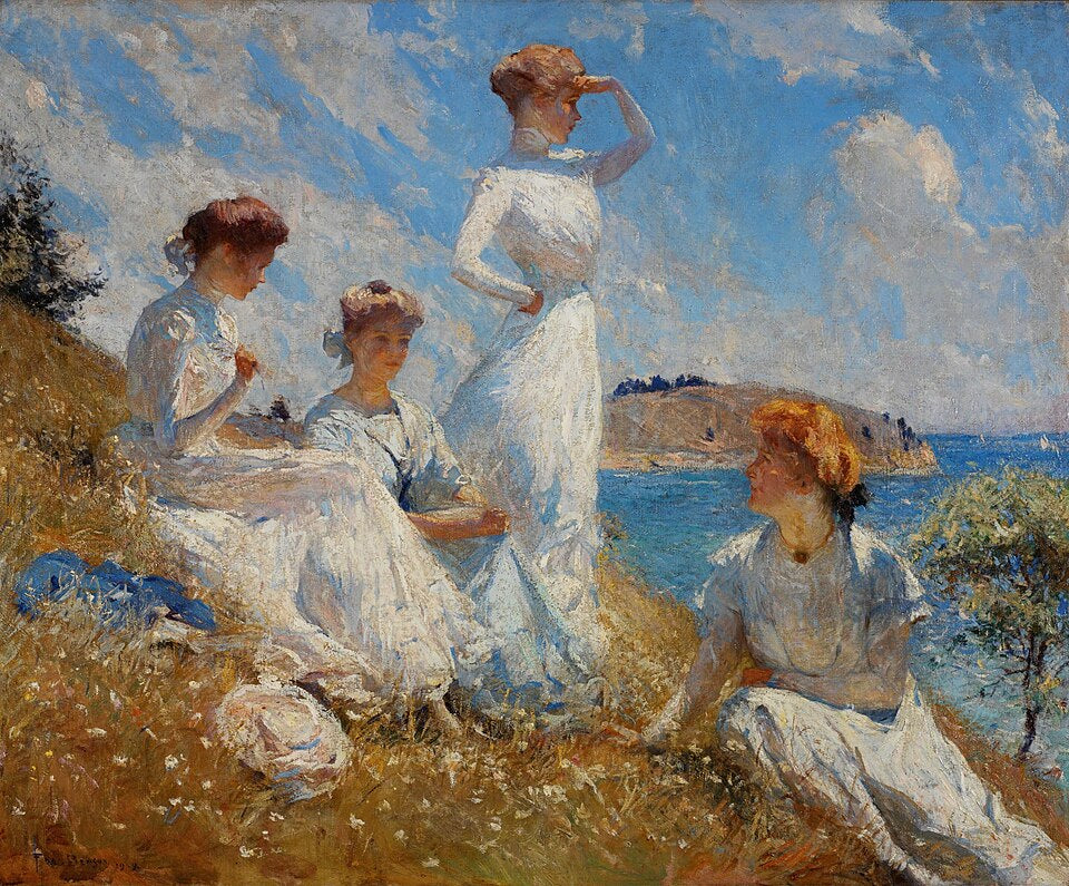 Frank Weston Benson Summer - Canvas Print