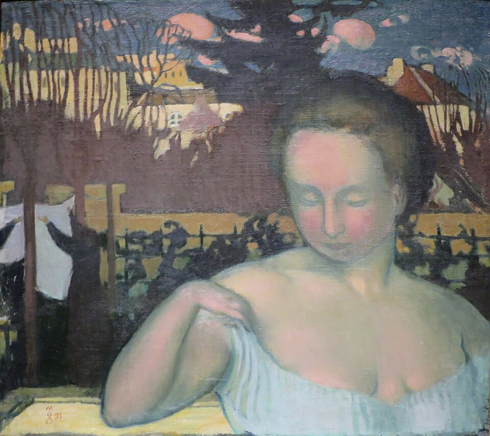 Maurice Denis Portrait of Marthe - Canvas Print