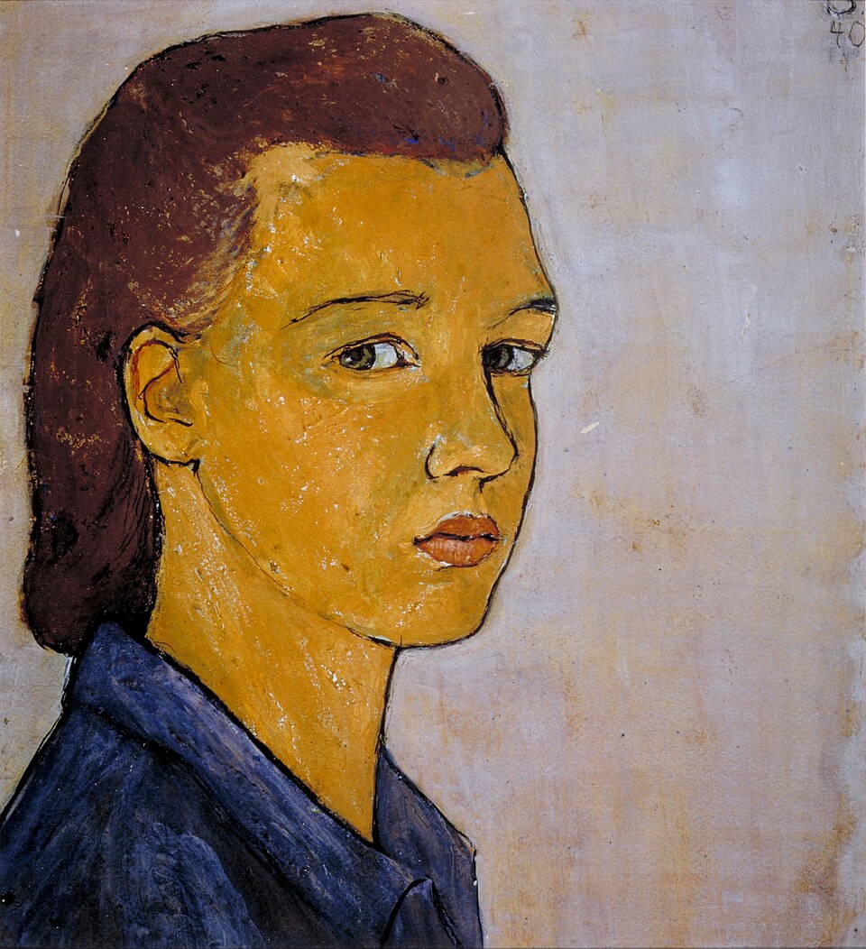 Charlotte Salomon Self-Portrait - Canvas Print
