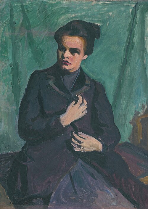 Petar Dobrovic Study for a Portrait - Canvas Print