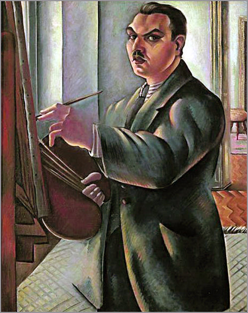 Sava Sumanovic Selfportrait - Canvas Print