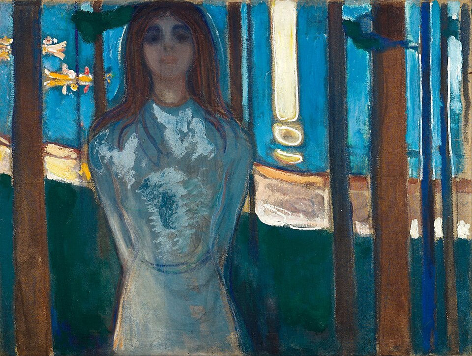 Edvard Munch The Voice - Summer Night - Canvas Print