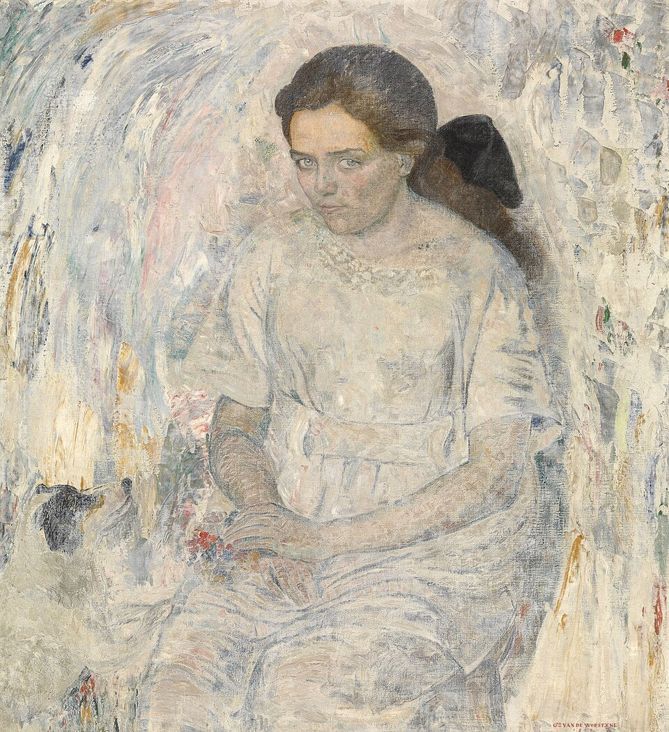 Gustave Van de Woestijne Adrienne - Canvas Print