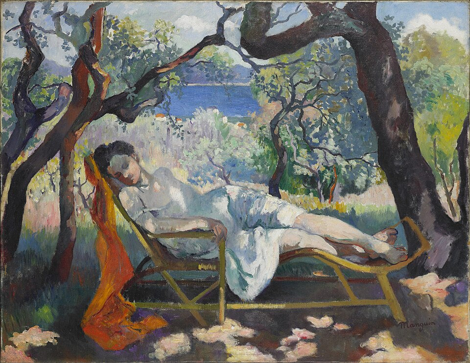 Henri Manguin La Sieste - Canvas Print