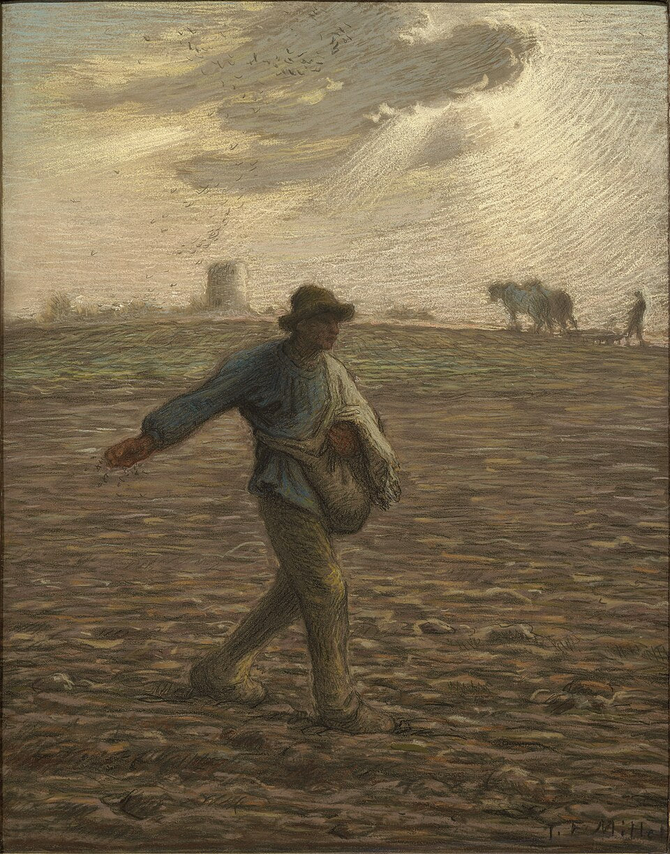 Jean-Francois Millet The Sower - Canvas Print