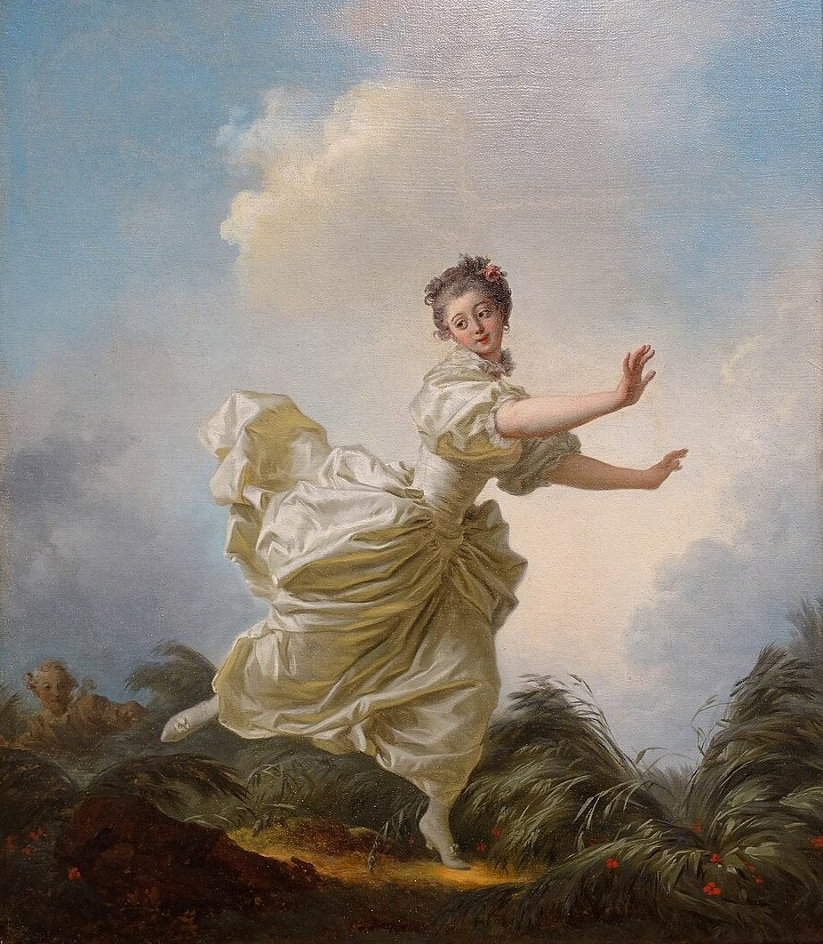 Jean-Honore Fragonard The Pre-Arranged Flight - Canvas Print