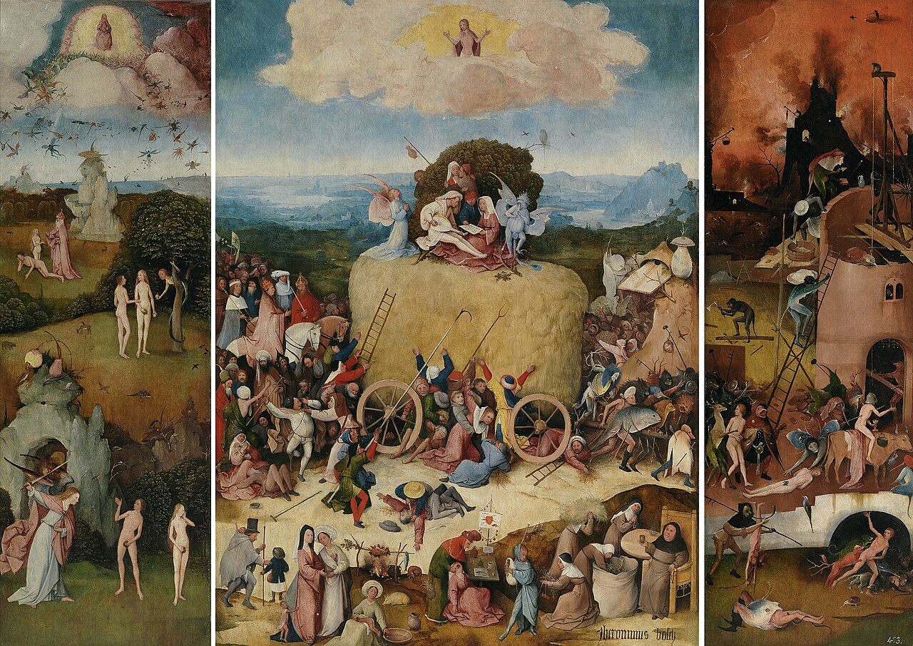 Hieronymus Bosch The Haywain - Canvas Print