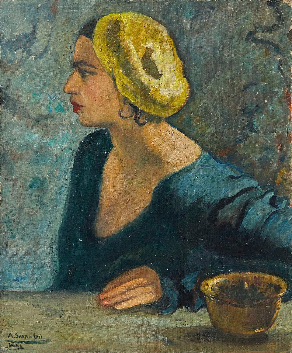Amrita Sher-Gil Self-Portrait 1931 - Canvas Print