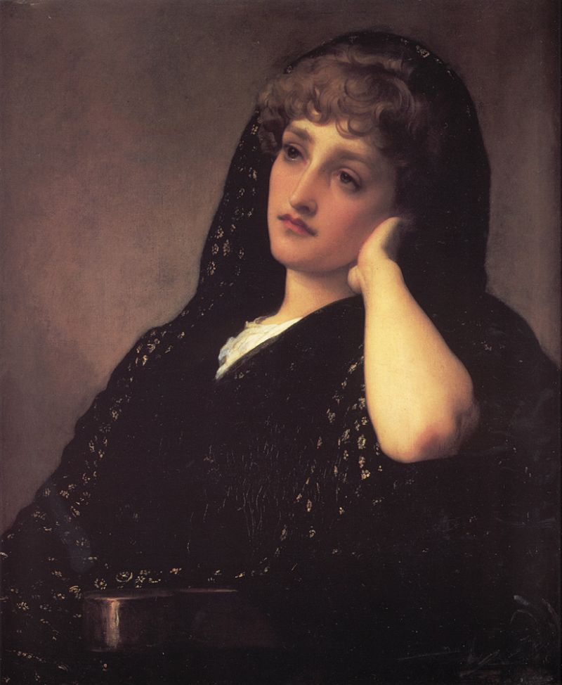 Frederic Leighton Memories - Canvas Print