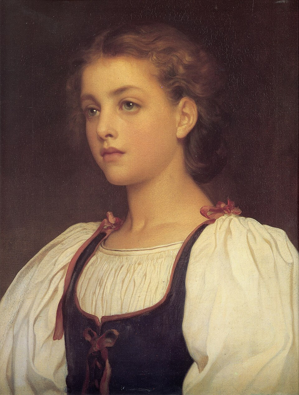 Frederic Leighton Biondina - Canvas Print