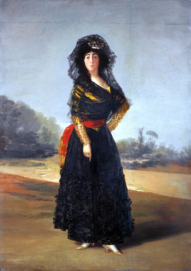 Francisco Jose de Goya Y Lucientes The Duchess of Alba - Canvas Print