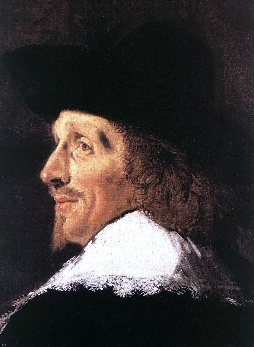 Frans Hals Regents of the St Elizabeth Hospital of Haarlem (detail) - Canvas Print