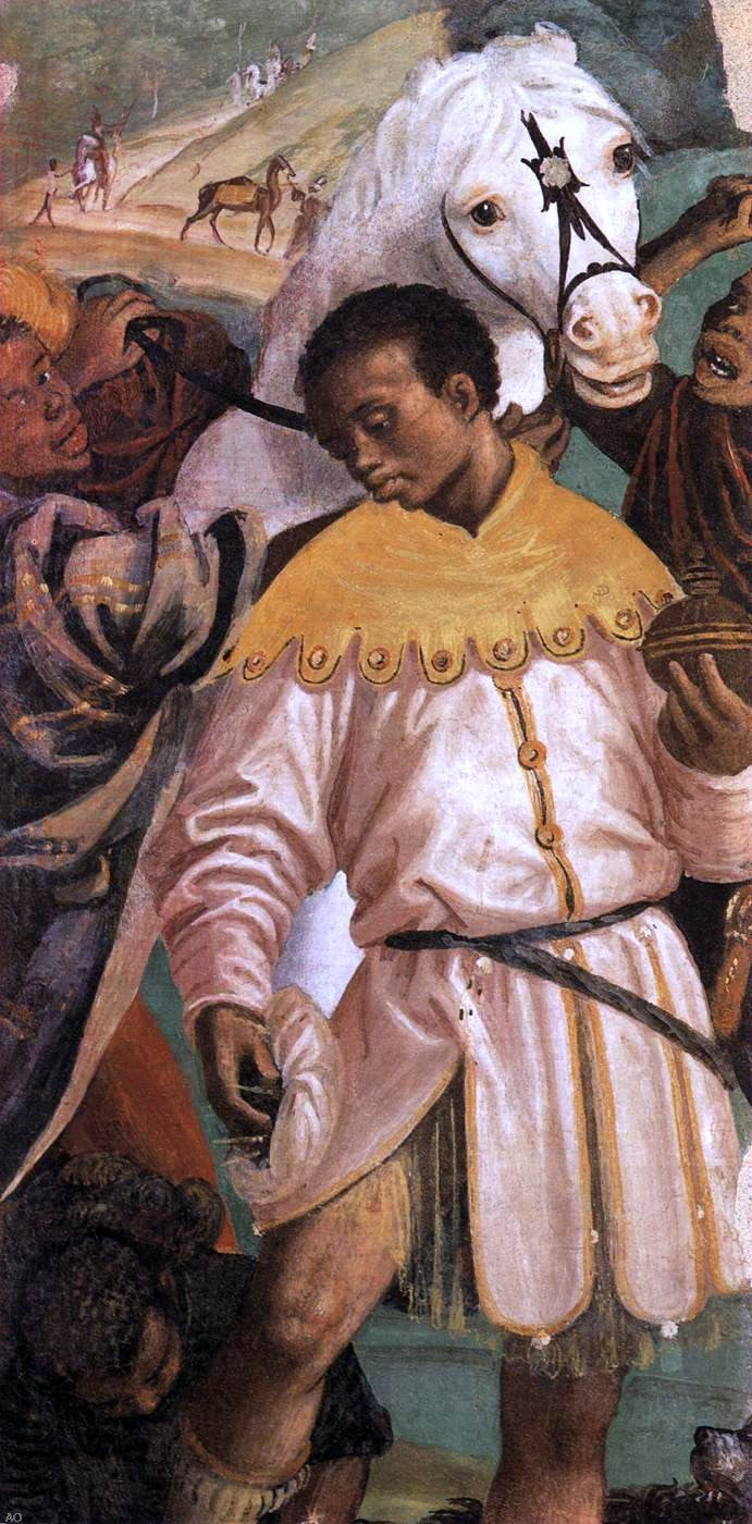 Gaudenzio Ferrari The Moor King (detail) - Canvas Print