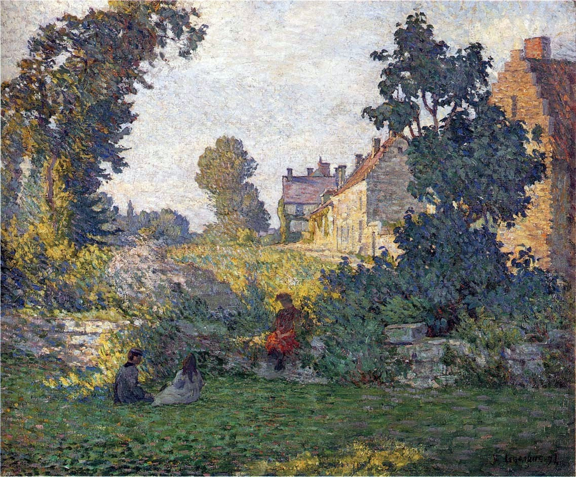 Henri Lebasque Landscape at Champetre - Canvas Print