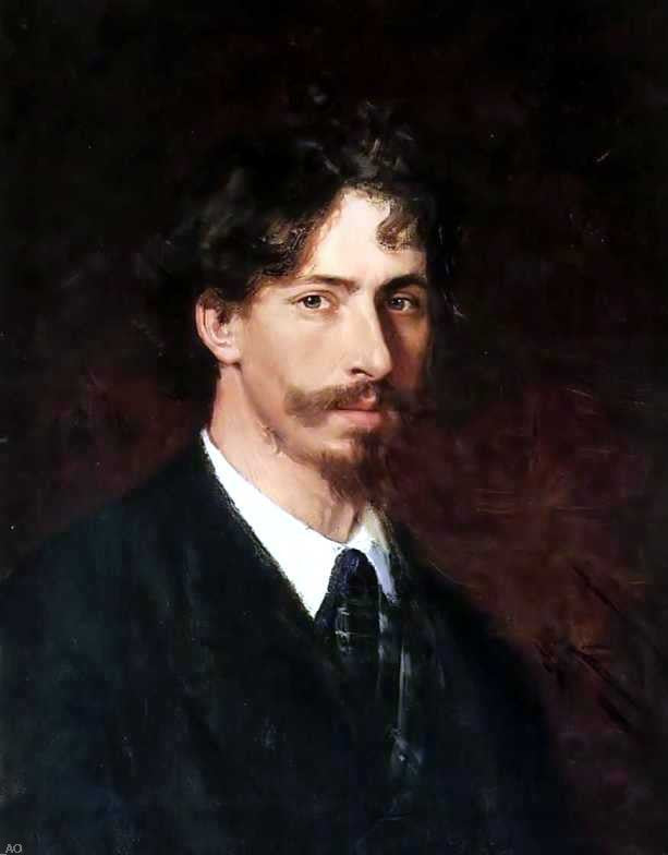 Ilia Efimovich Repin Self-Portrait - Canvas Print