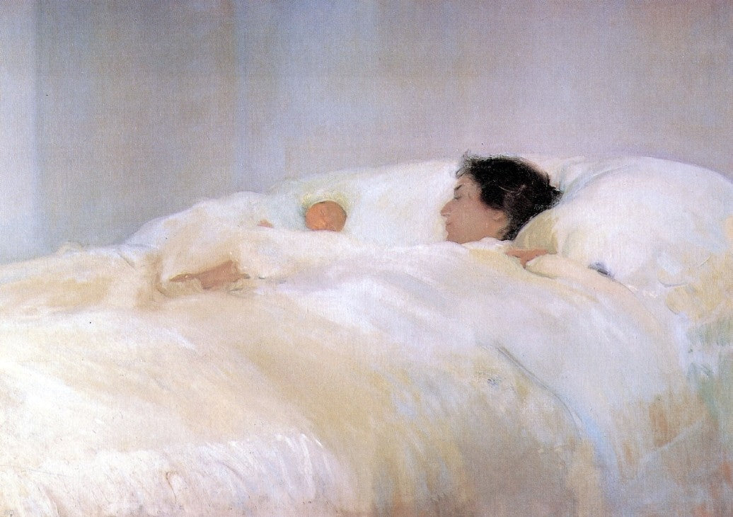 Joaquin Sorolla Y Bastida Mother - Canvas Print
