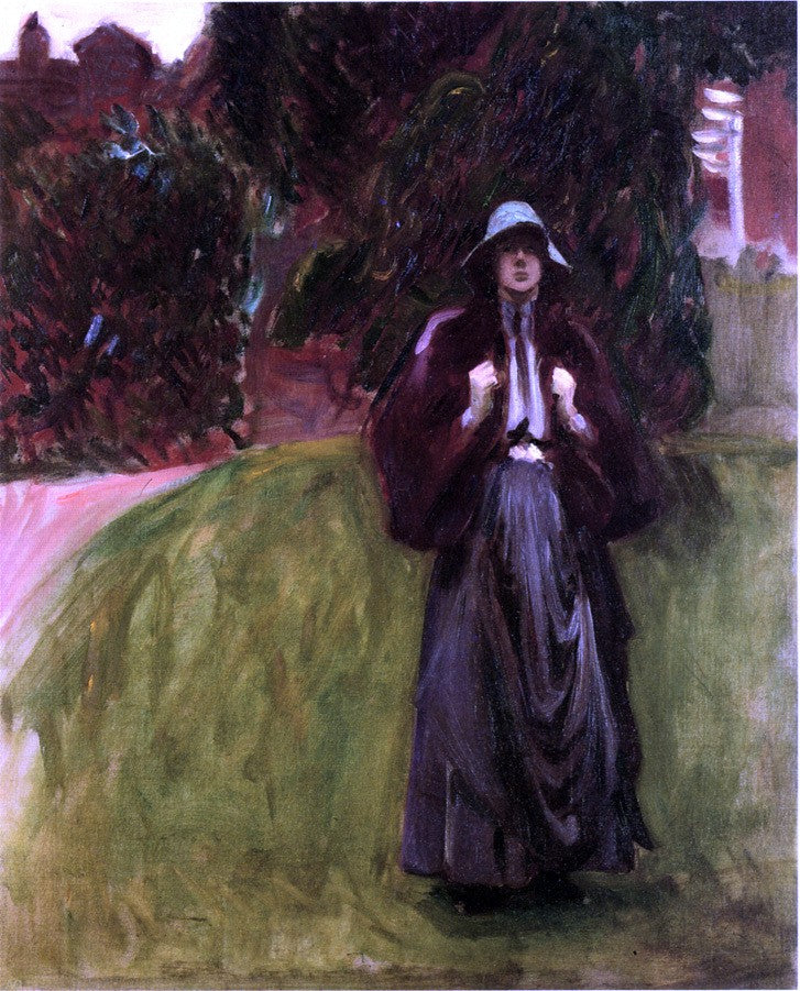 John Singer Sargent Clementina Austruther-Thompson (sketch) - Canvas Print