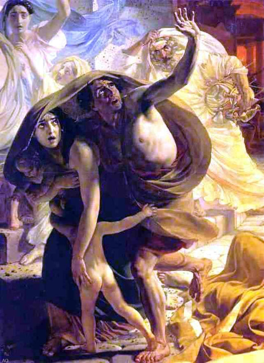 Karl Pavlovich Brulloff The Last Day of Pompeii (detail 2) - Canvas Print