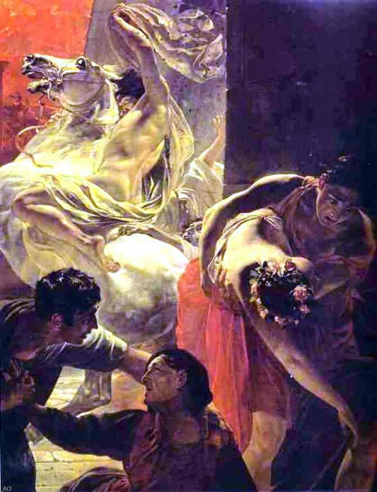 Karl Pavlovich Brulloff The Last Day of Pompeii (detail 4) - Canvas Print