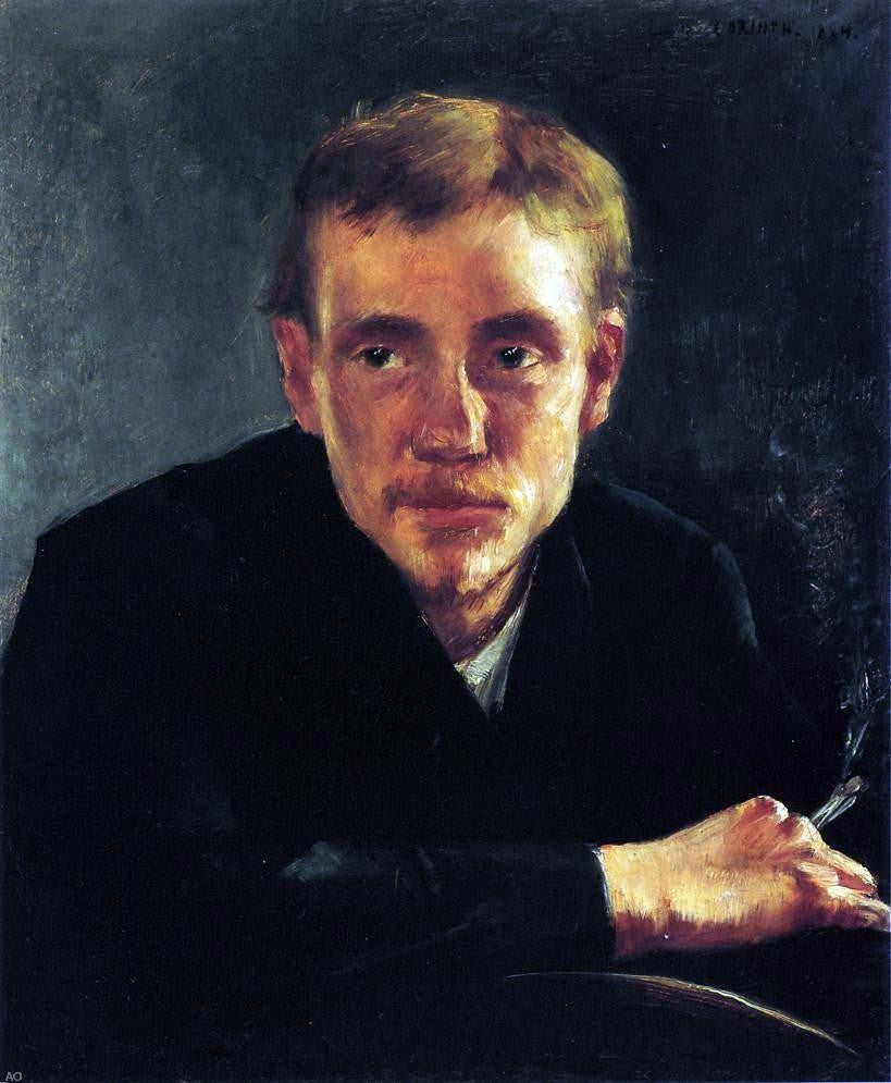 Lovis Corinth Portrait of the Painter - Canvas Print