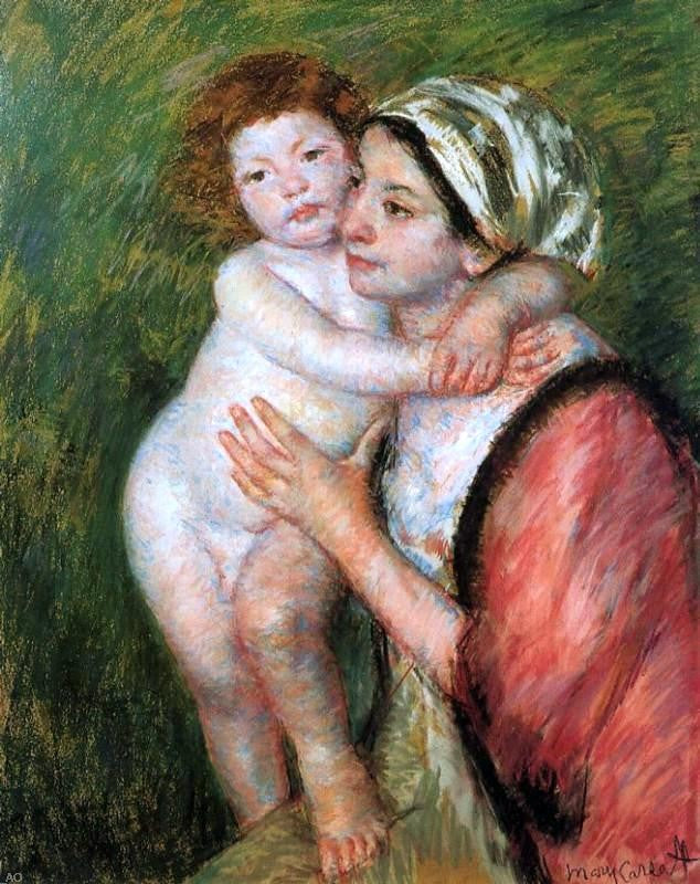 Mary Cassatt Mother and Child - Canvas Print