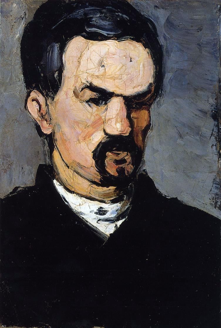 Paul Cezanne Uncle Dominique - Canvas Print