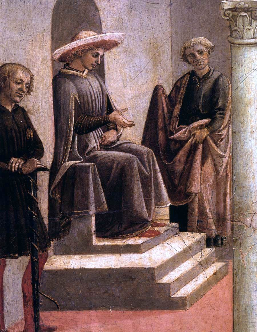 Pesellino Episode from the Story of Griselda (detail) - Canvas Print