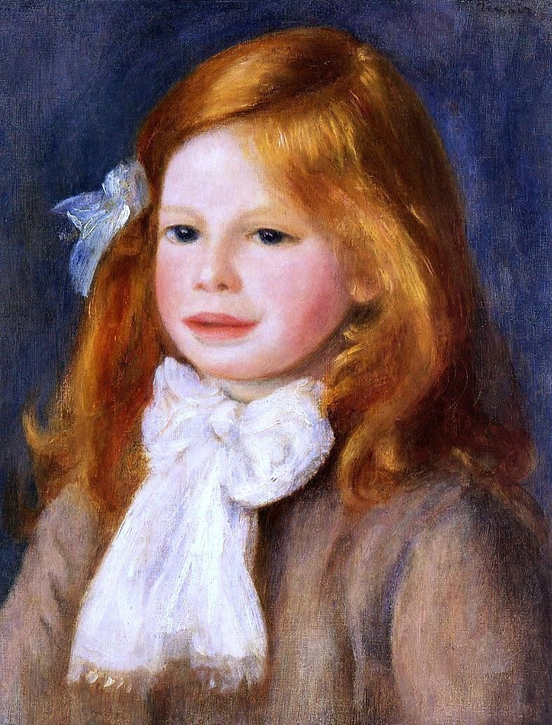 Pierre Auguste Renoir Jean Renoir - Canvas Print