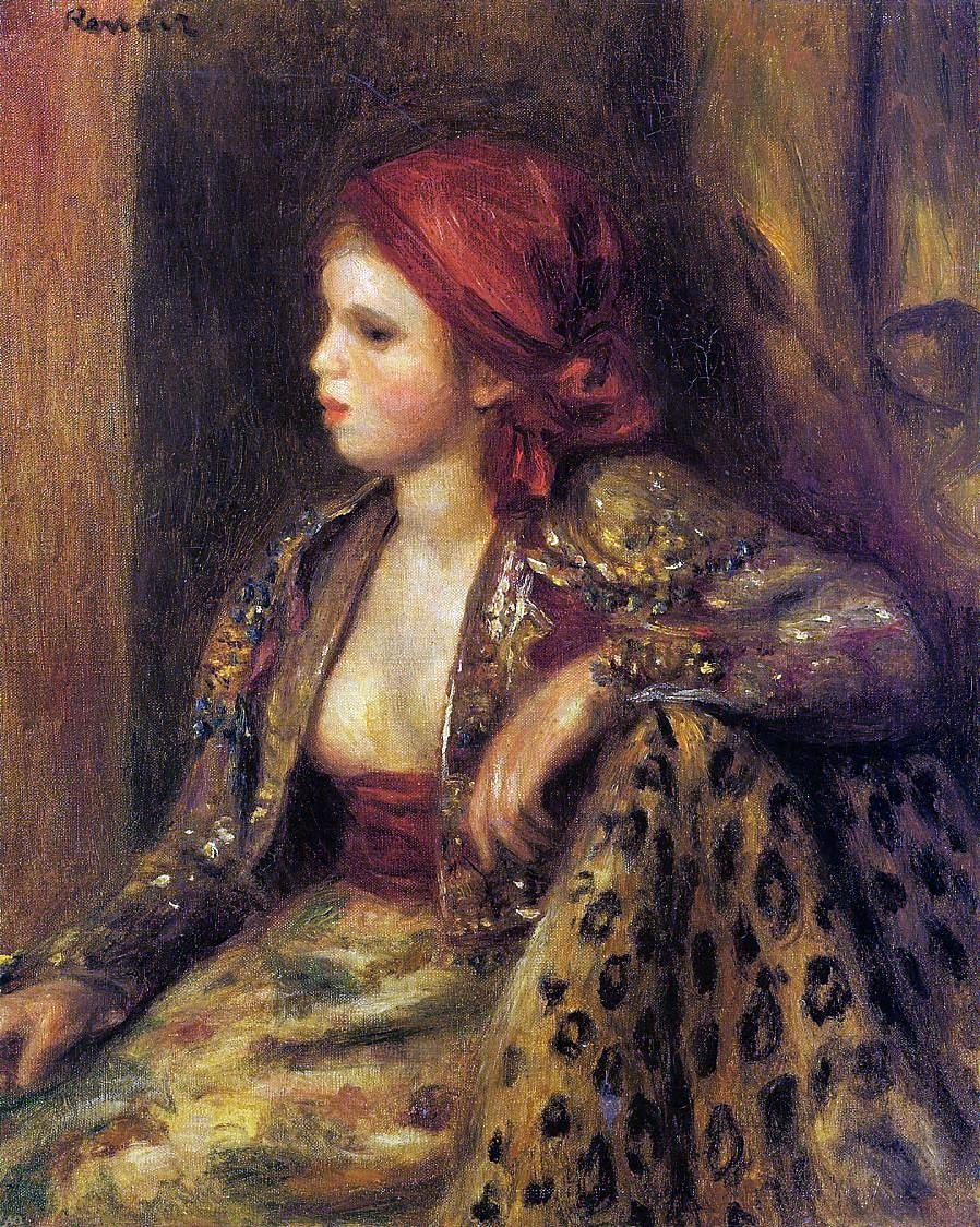 Pierre Auguste Renoir Odalisque - Canvas Print