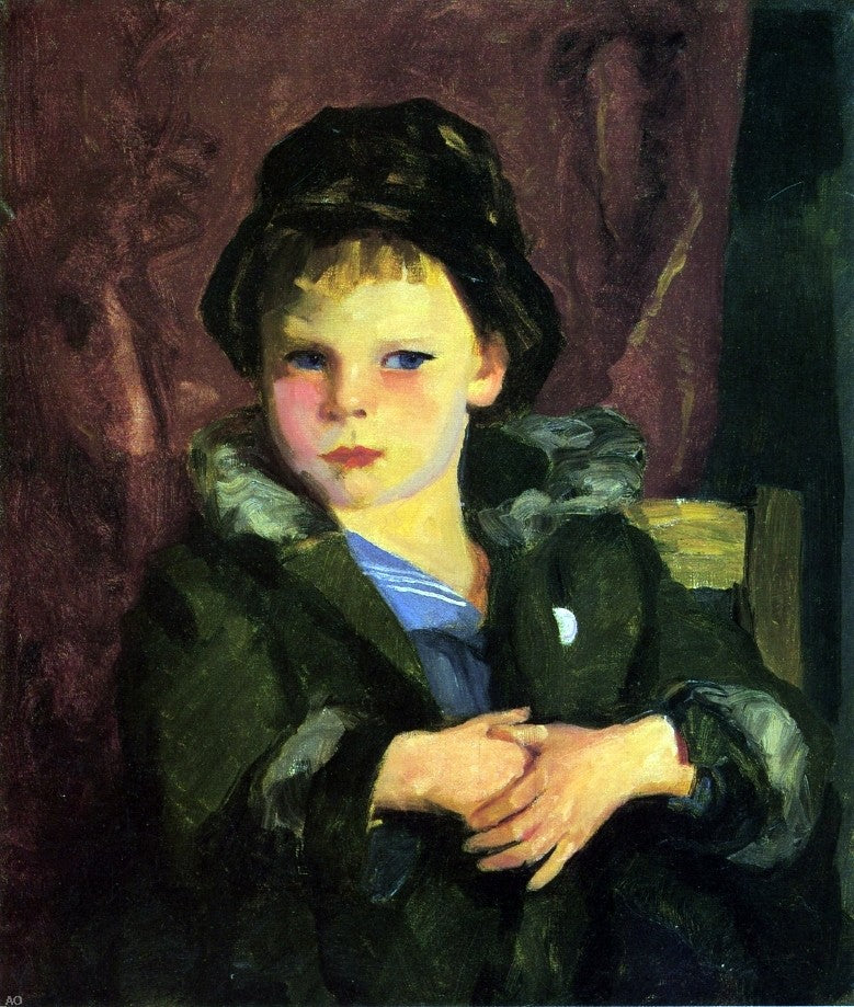 Robert Henri Irish Boy - Canvas Print