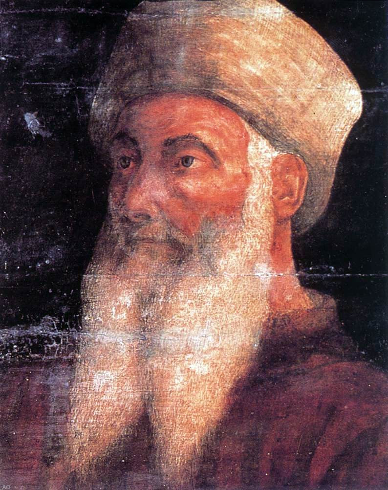 Unknown (4) Masters Five Famous Men (detail) - Canvas Print