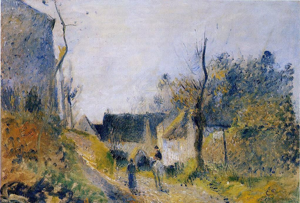 Camille Pissarro Landscape at Valhermeil - Canvas Print