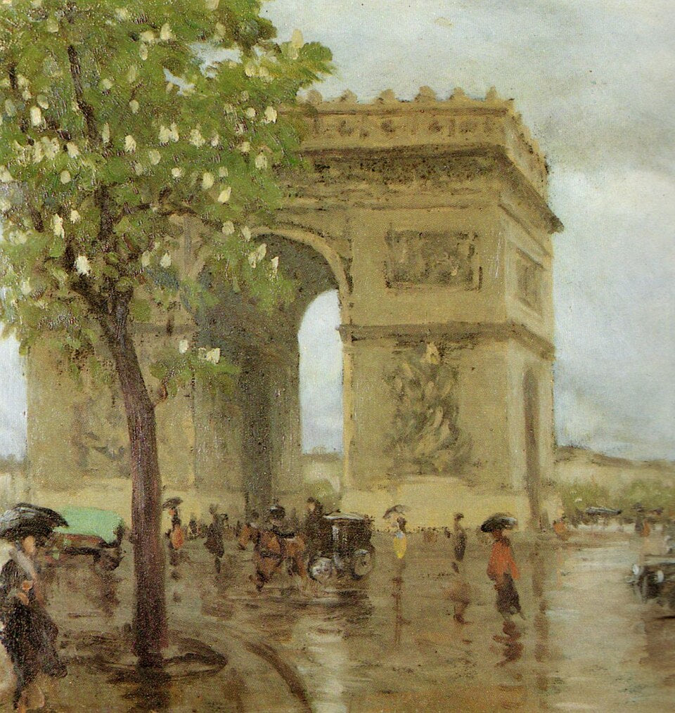 Tavik Frantisek Simon Place de L'etoile - Canvas Print