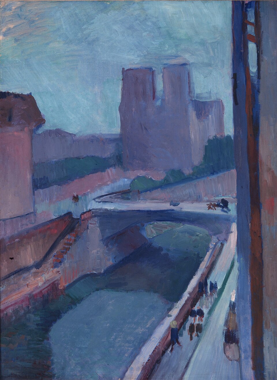 Henri Matisse A Glimpse of Notre-Dame in the Late Afternoon - Canvas Print