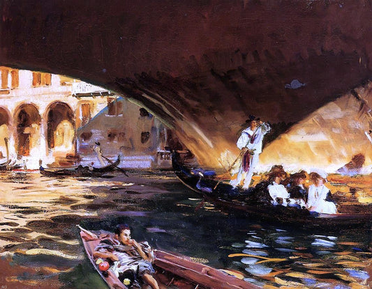 John Singer Sargent The Rialto (also known as Grand Canal) - Canvas Print