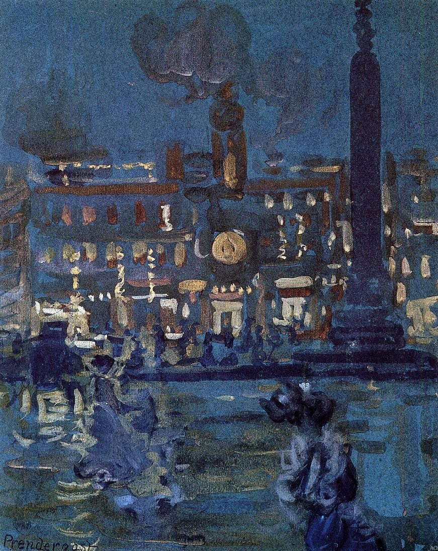 Maurice Prendergast Paris - Canvas Print