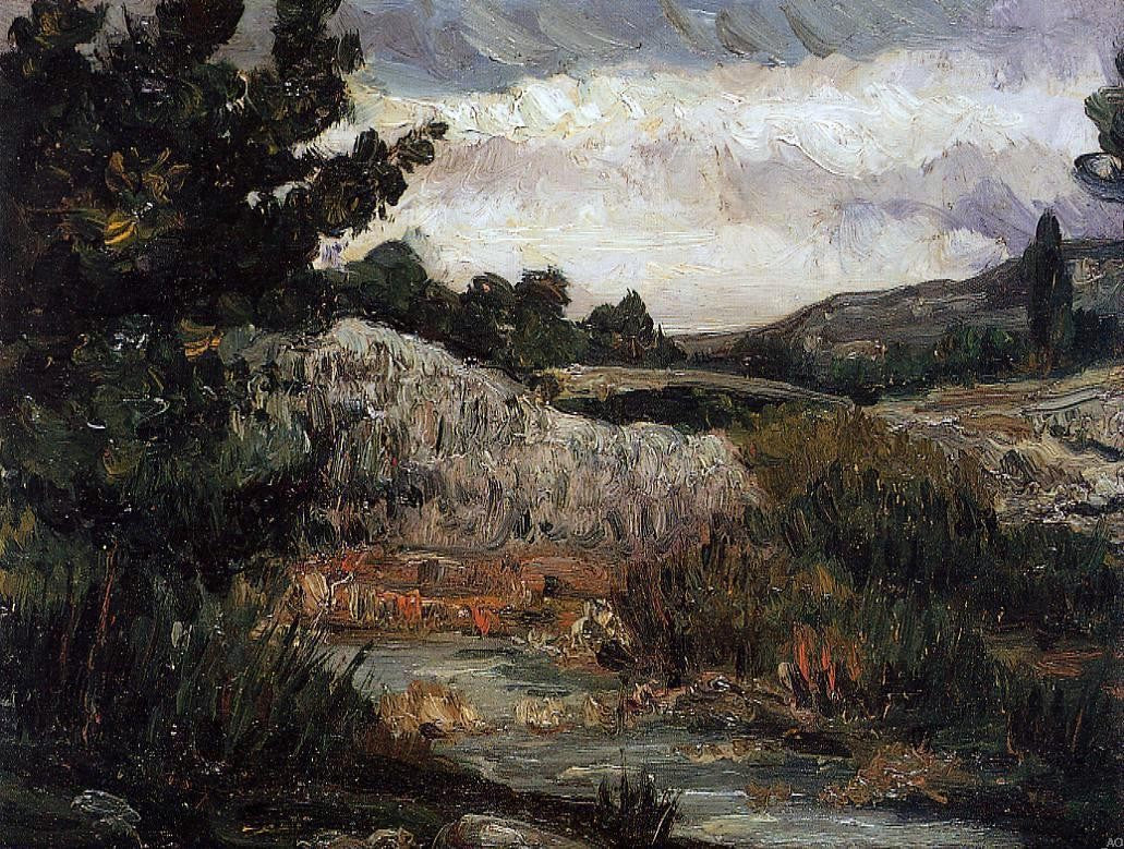 Paul Cezanne Landscape - Mount Saint-Victoire - Canvas Print