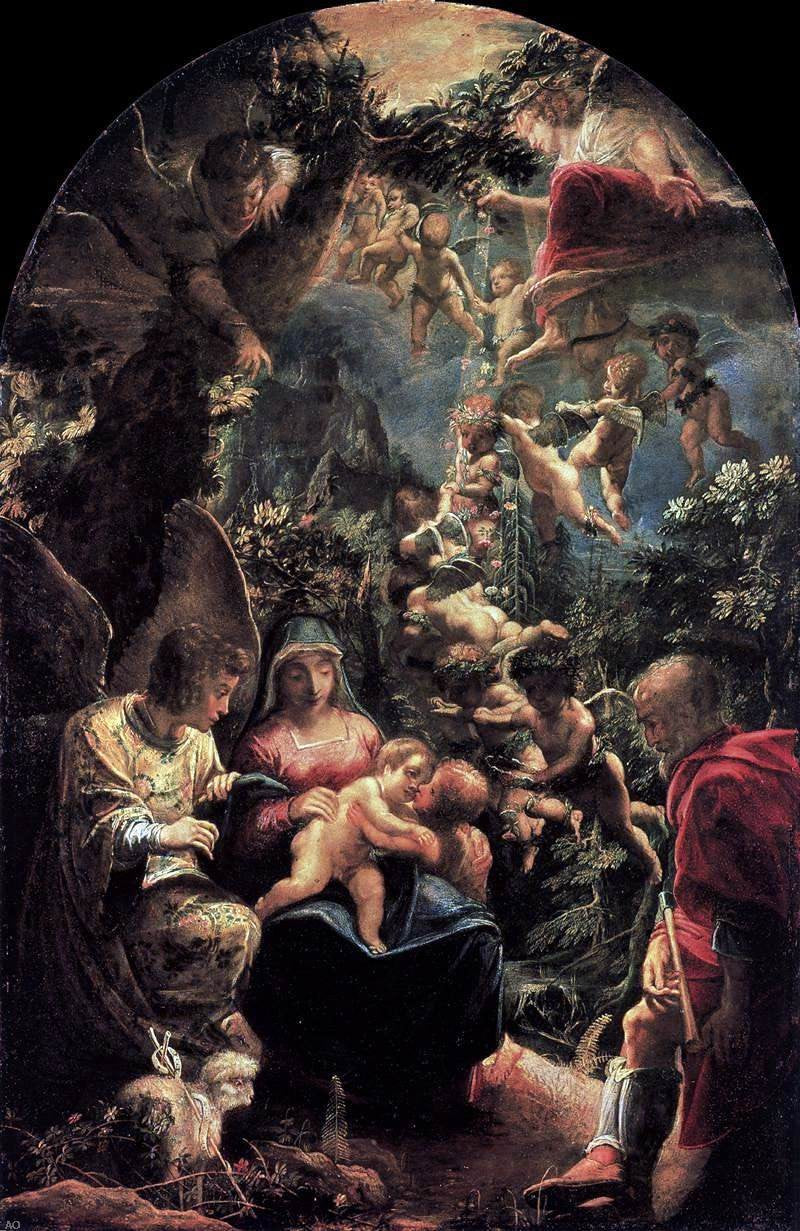 Adam Elsheimer Rest on Flight into Egypt - Canvas Print