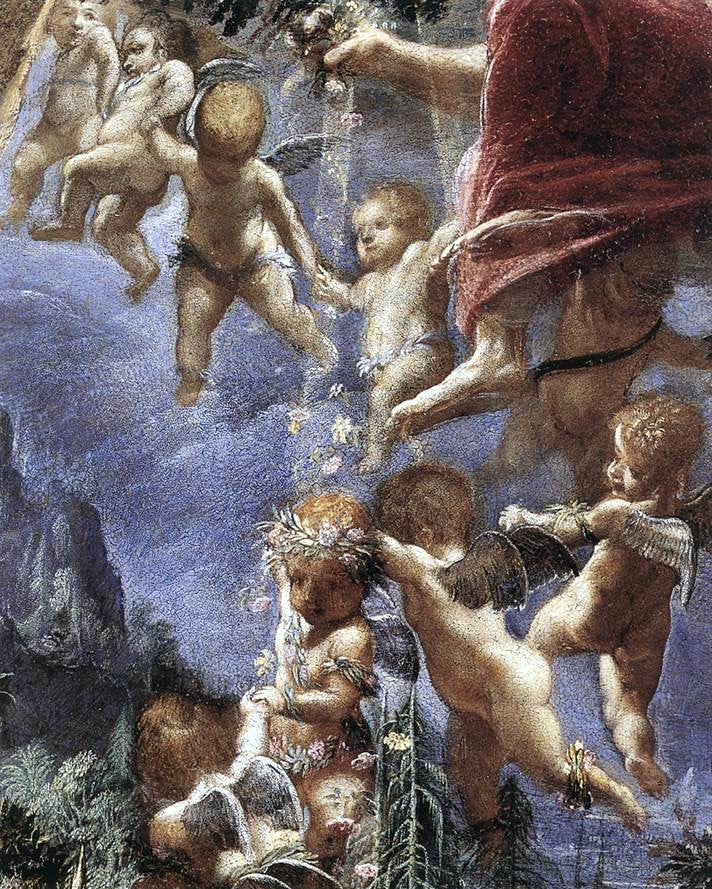 Adam Elsheimer Rest on Flight into Egypt (detail) - Canvas Print