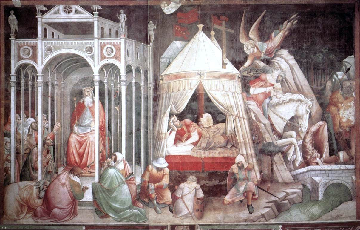 Agnolo Gaddi The Triumph of the Cross (detail) - Canvas Print