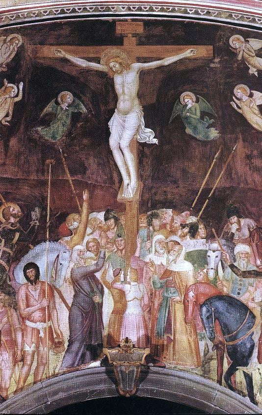Andrea Da Firenze Crucifixion (detail) - Canvas Print