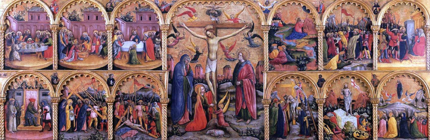 Antonio Vivarini Passion Polyptych - Canvas Print