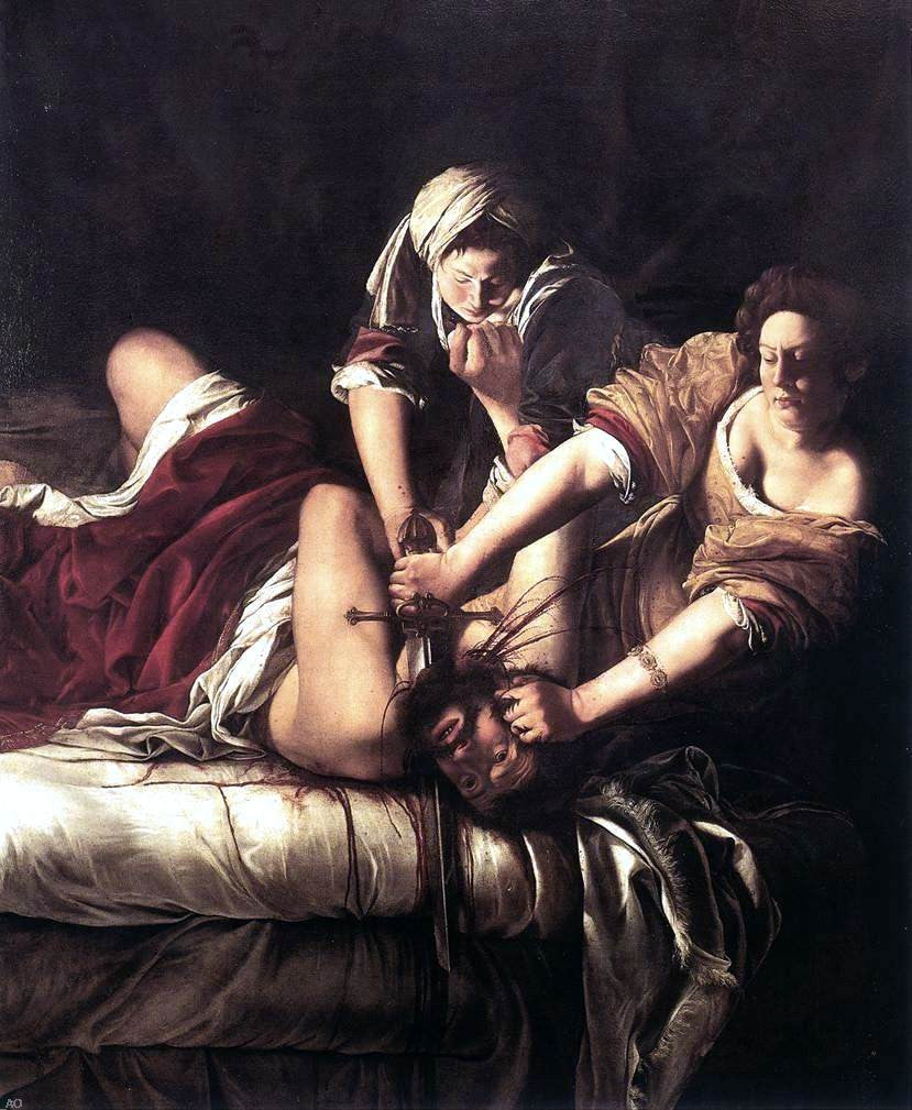 Artemisia Gentileschi Judith Beheading Holofernes - Canvas Print