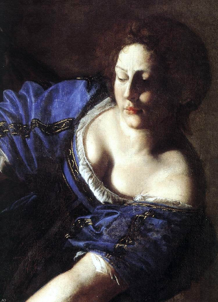 Artemisia Gentileschi Judith Beheading Holofernes (detail) - Canvas Print