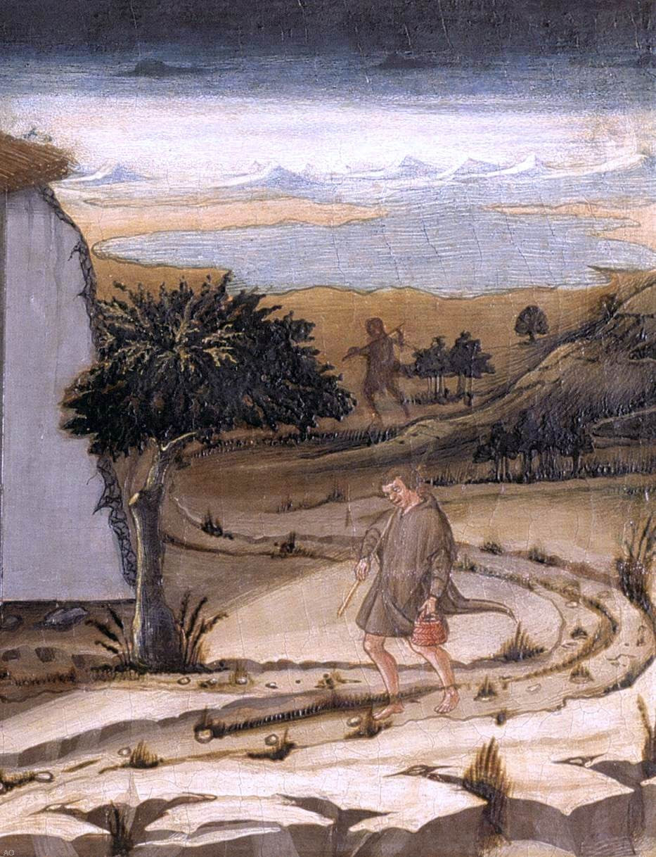 Bicci Di Neri Nativity (detail) - Canvas Print