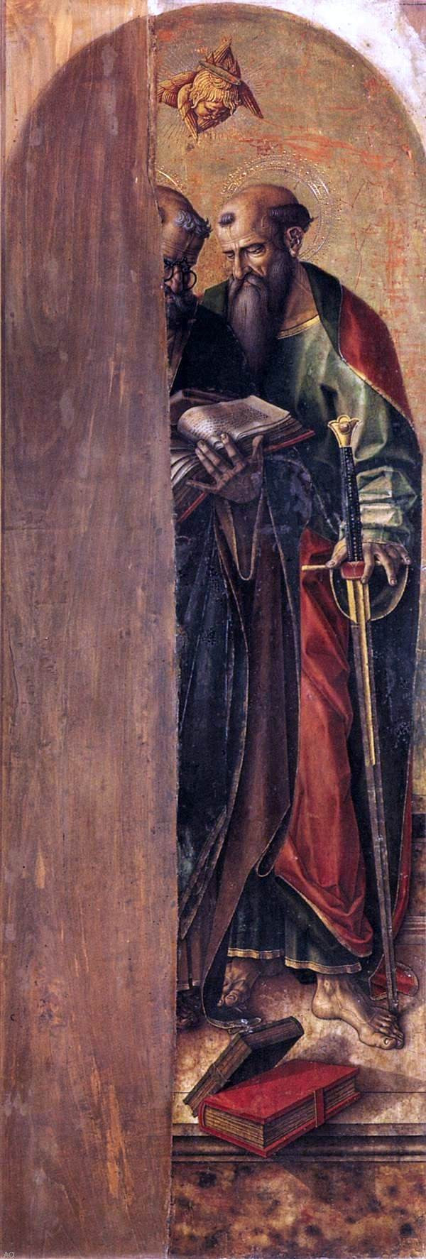 Carlo Crivelli St Peter and St Paul - Canvas Print