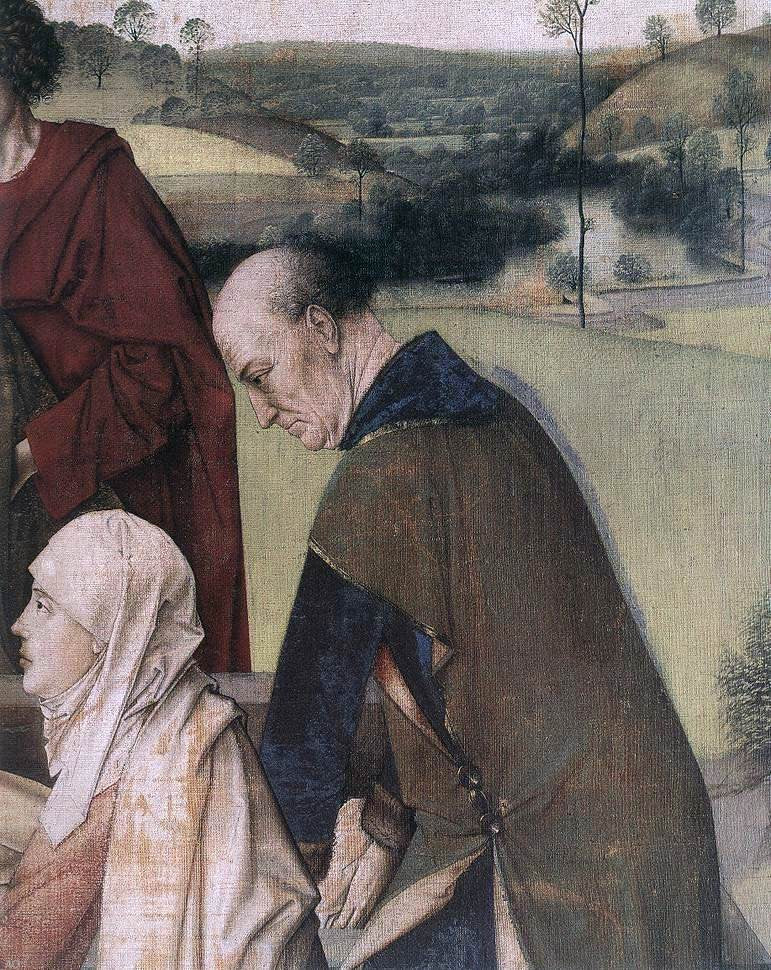 Dirck Bouts The Entombment (detail) - Canvas Print